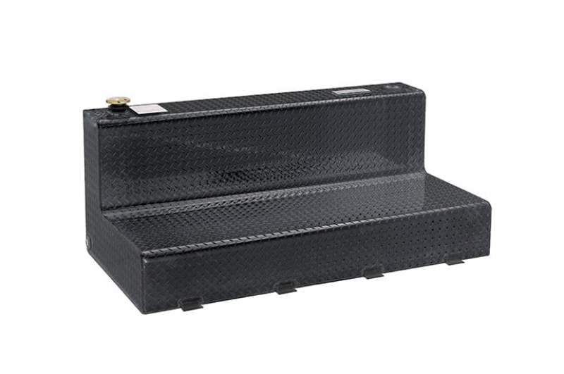 Deezee Universal Tanks - Auxiliary L-Shape Black Tread Aluminum (80 Gal) DZ 91767XB
