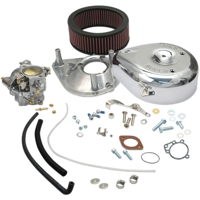S&S Cycle 36-84 BT Models Super E Partial Carburetor Kit w/o Manifold & Mounting Hardware 11-0412