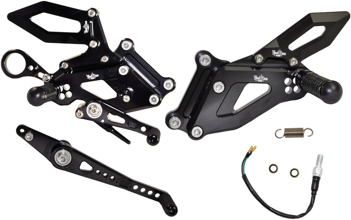VOODOO Billet Rear Set Black VRD1328