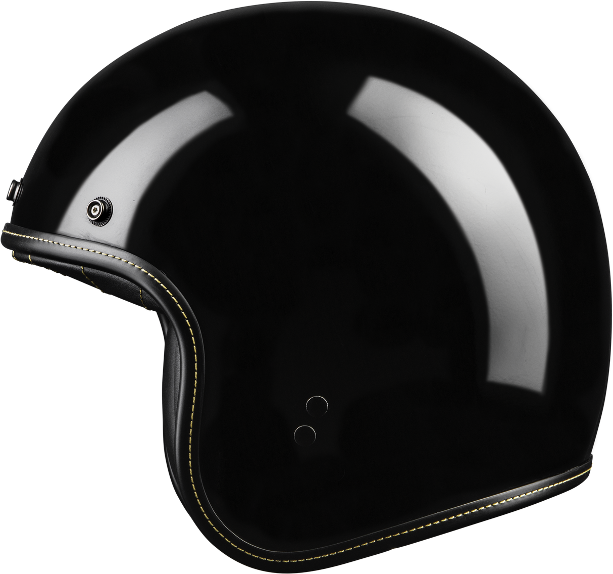 HIGHWAY 21 .38 Retro Helmet Gloss Black Lg F77-1200L