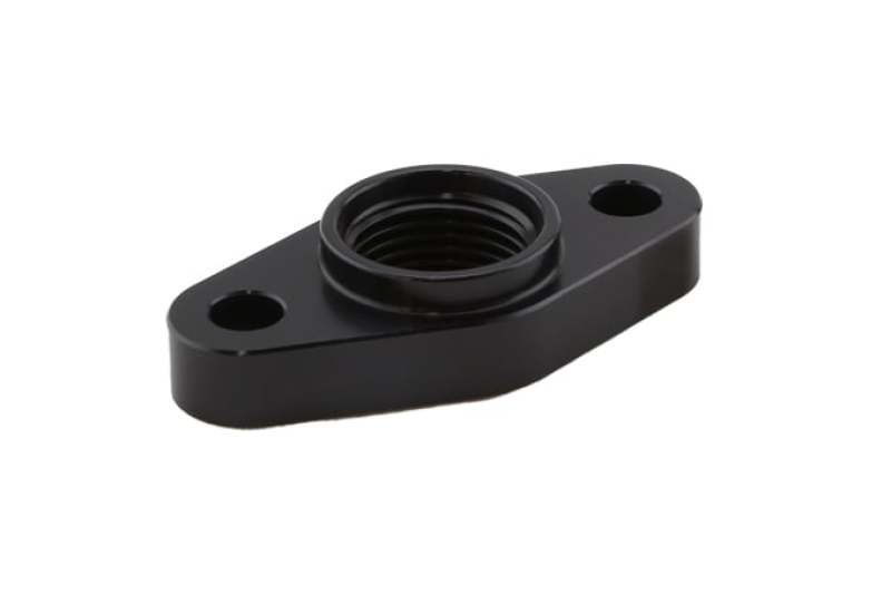 Turbosmart Billet Turbo Drain Adapter w/ Silicon O-Ring 52mm Mounting Holes - T3/T4 Style Fit TS-0804-1011