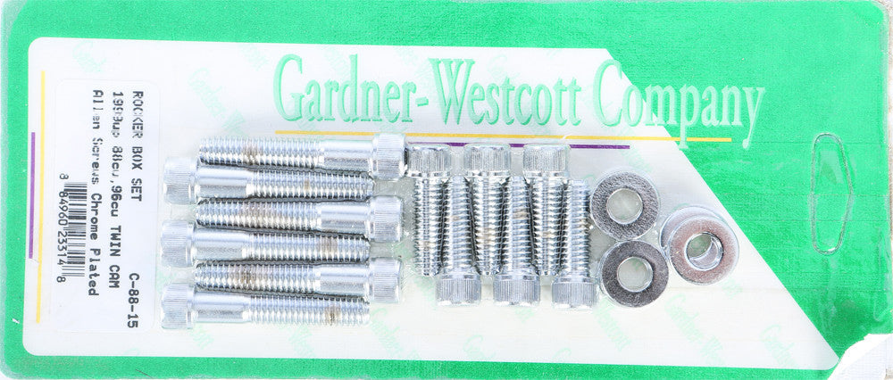 GARDNERWESTCOTT Rocker Box Cover Set Chrome 99-16 Tc 88 Fxd And Flht And C-88-15
