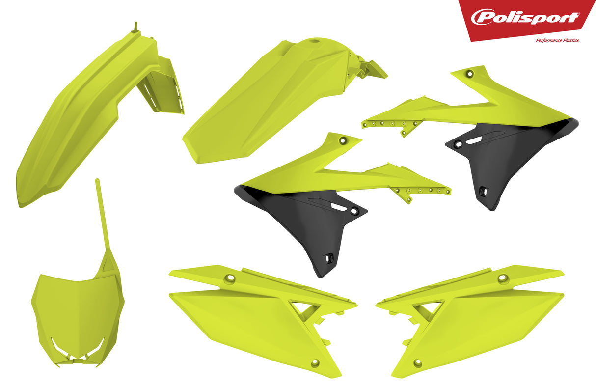 POLISPORT Plastic Body Kit Flo Yellow 90783
