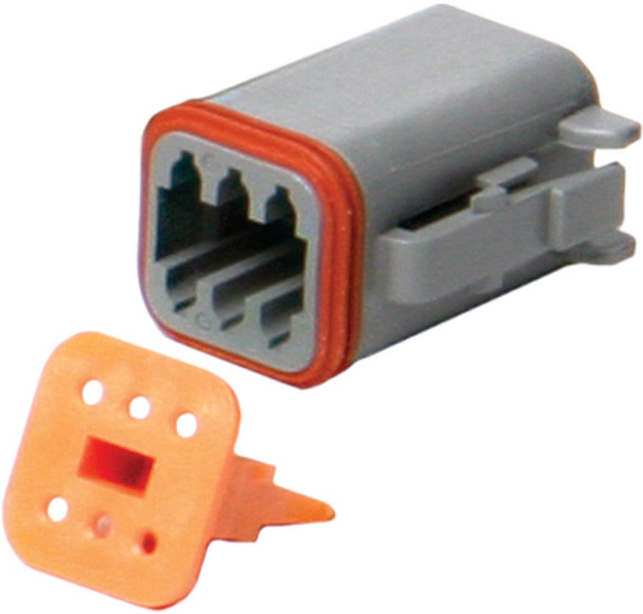 NOVELLOMale Connector Plug 6-Pin GreyDN-6P