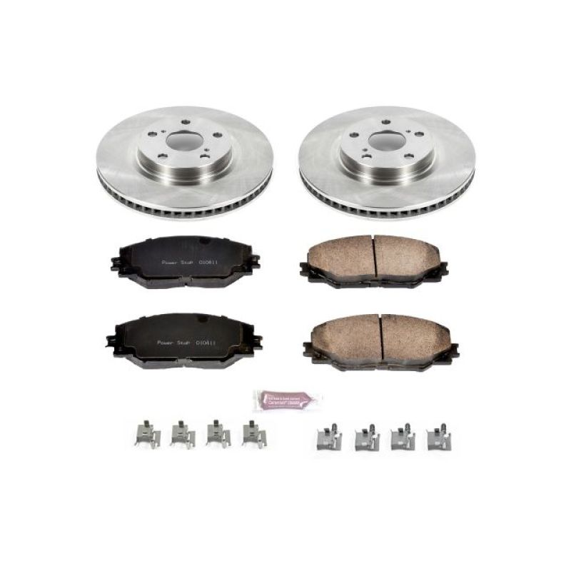 Power Stop 09-10 Pontiac Vibe Front Autospecialty Brake Kit KOE3054