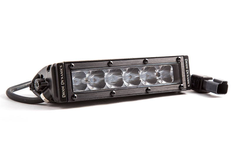 Diode Dynamics 6 In LED Light Bar Single Row Straight SS6 - White Flood Light Bar (Single) DD6032S