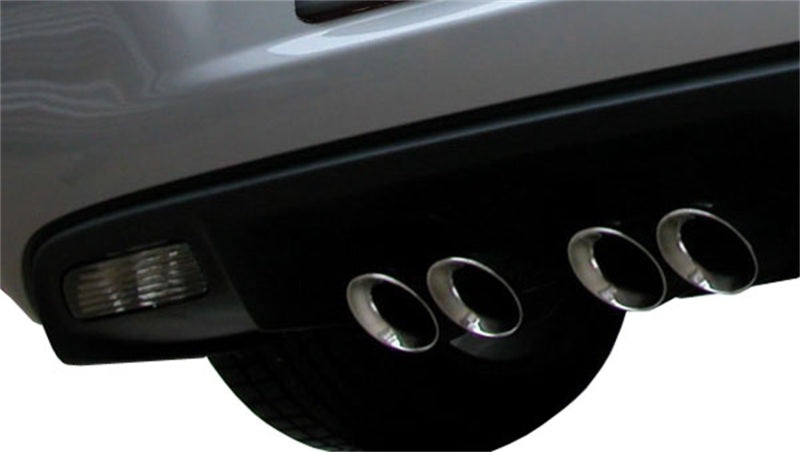Corsa 05-08 Chevrolet Corvette C6 6.0L V8 Polished Sport Axle-Back Exhaust 14169