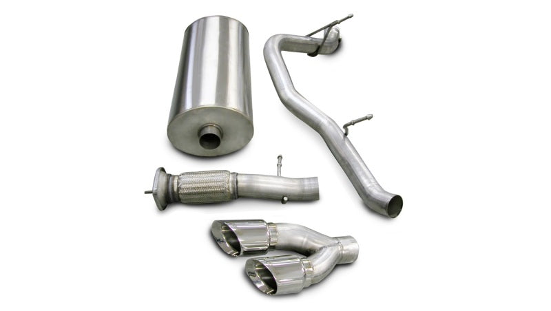 Corsa 07-10 Cadillac Escalade 6.2L V8 Polished Sport Cat-Back Exhaust 14202