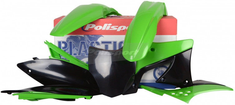 POLISPORT Plastic Body Kit Green/Black 90206