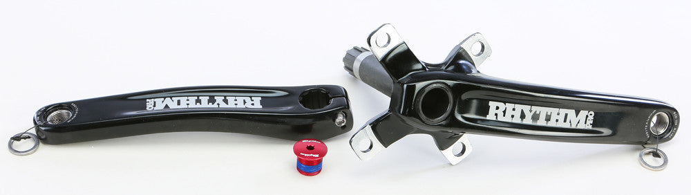 CRUPI Pro 2-Piece Alloy Crank Set 18 0mm (Black) 20381-B