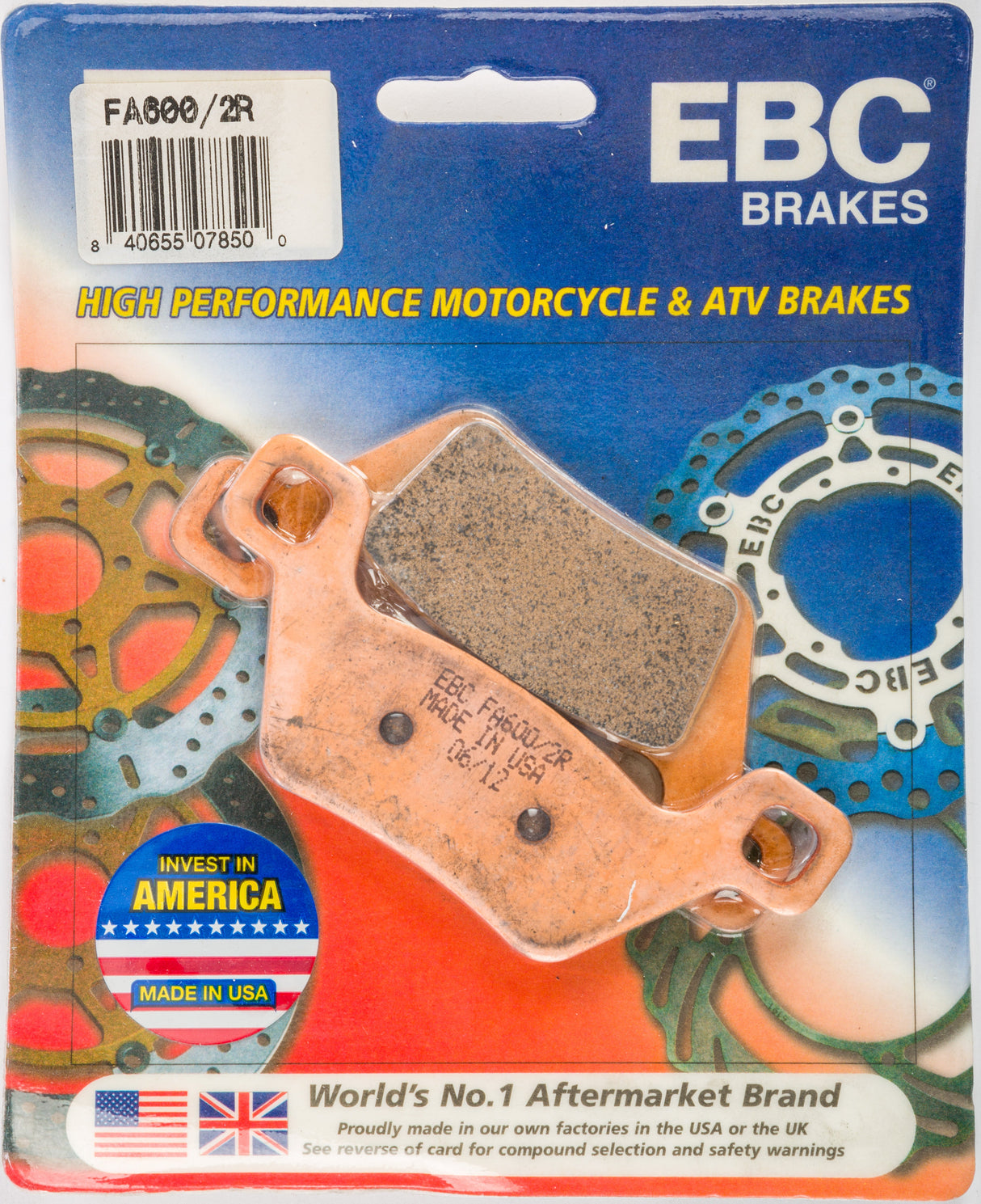 EBC Brake Pads Fa600/2r Sintered R Series FA600/2R