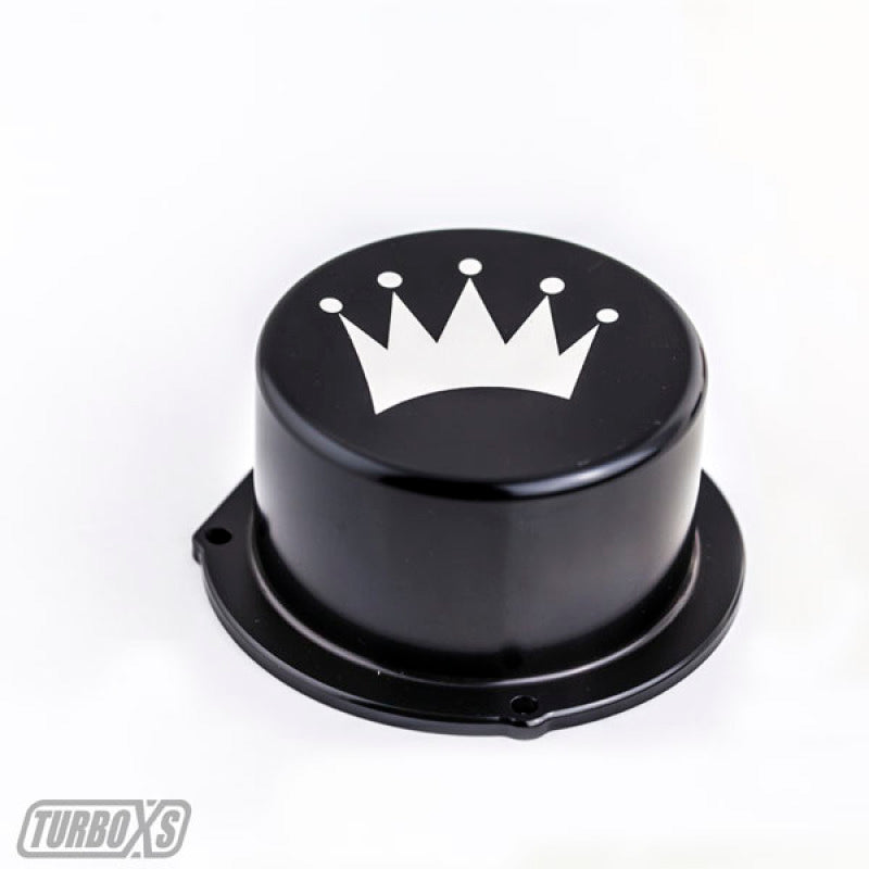 Turbo XS 15-16 Subaru WRX Billet Aluminum Vacuum Pump Cover - Black W15-VPC-BLK