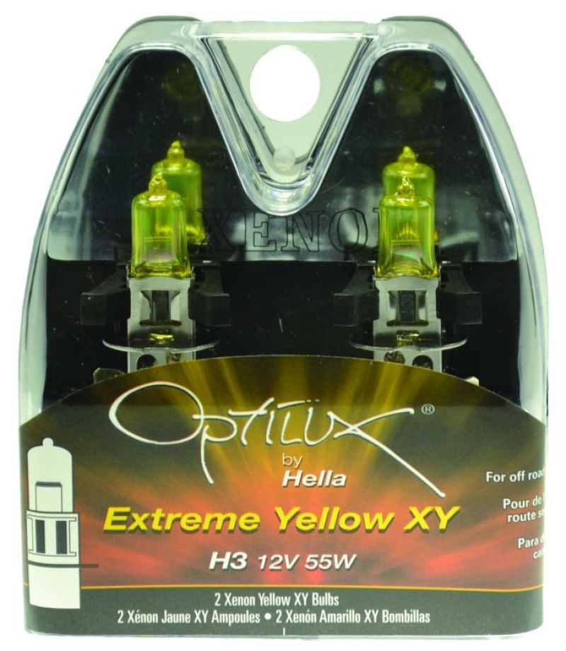 Hella Optilux H3 12V/55W XY Extreme Yellow Bulb LAH71070662