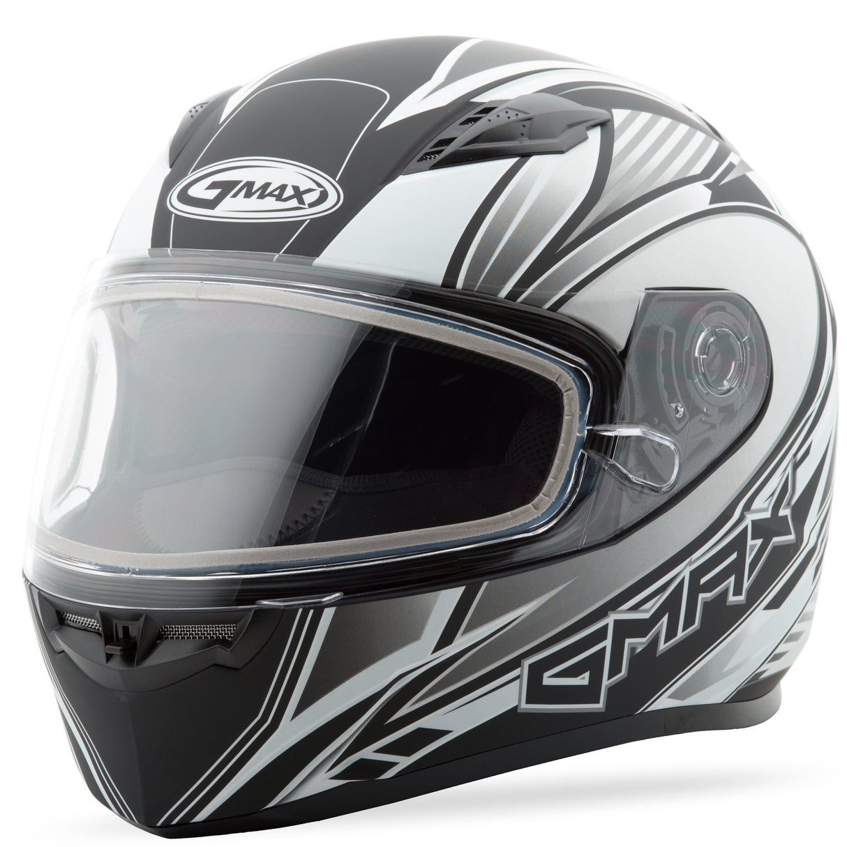 GMAX Ff-49 Snow Helmet Sektor Matte Black/White L G2491436 F.TC-15
