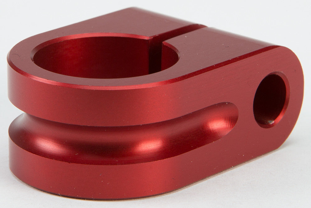 ROOKE Milled Mirror Mount 7/8 In Red R-MM875-M7