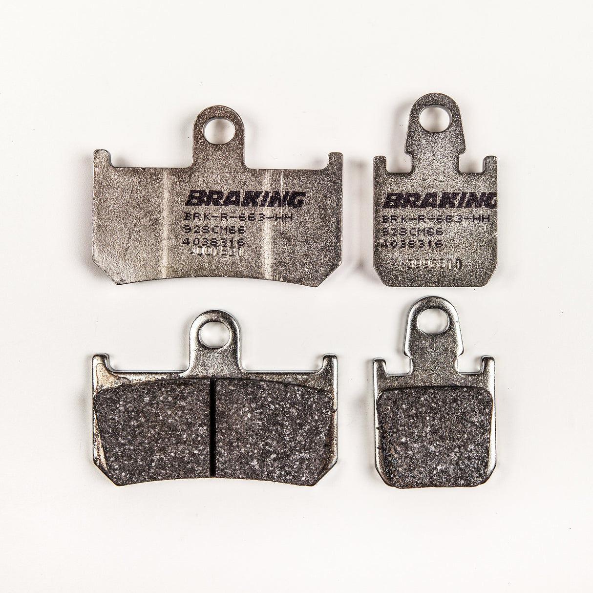 BRAKING Brake Pad Set Sintered High Performance 928CM66