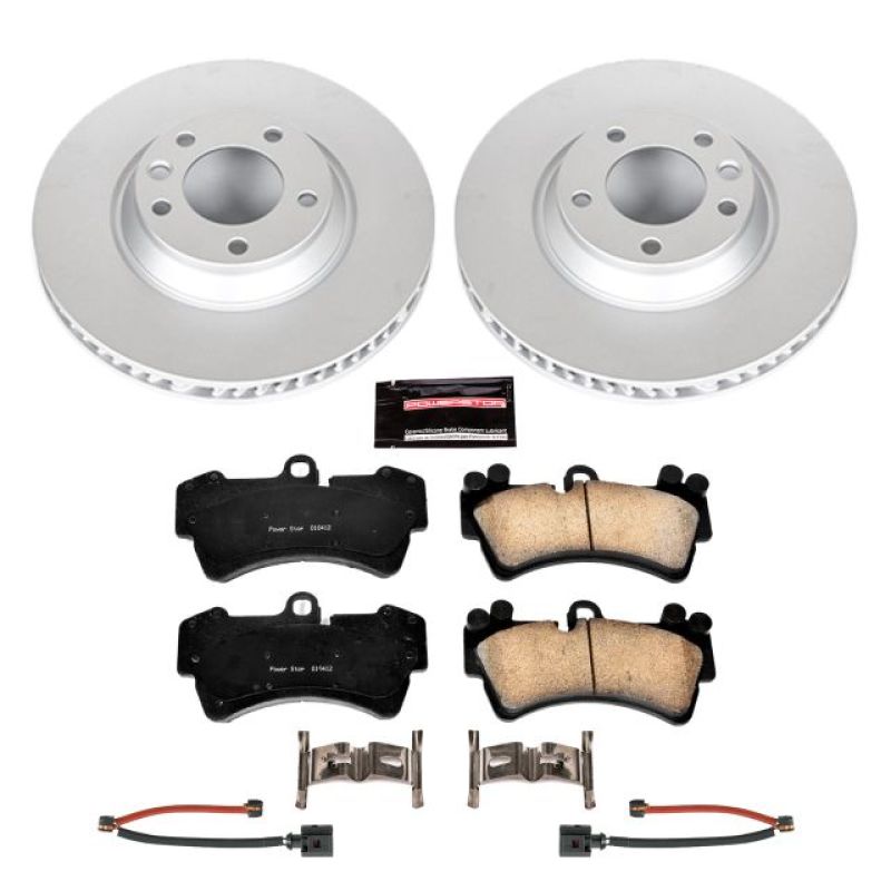Power Stop 07-15 Audi Q7 Front Z23 Evolution Sport Coated Brake Kit CRK4558