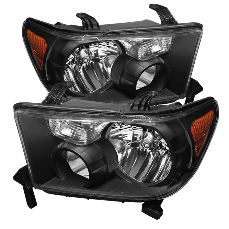 Xtune Toyota Tundra 07-13 / Toyota Sequoia 08-13 OEM Style Headlights Black HD-JH-TTU07-AM-BK 5077127