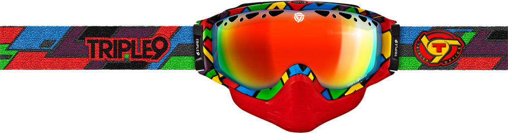 TRIPLE 9 Switch Goggle Wild W/Fire Mirror/Bronze Lens 37-2350