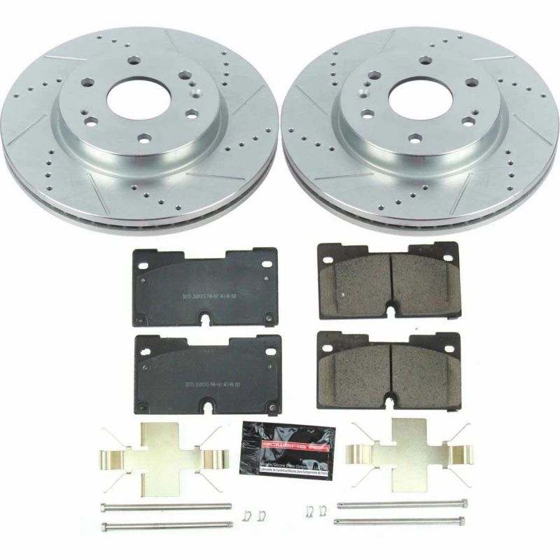 Power Stop 2019 GM 1500 Front Z23 Evolution Sport Brake Kit K8172
