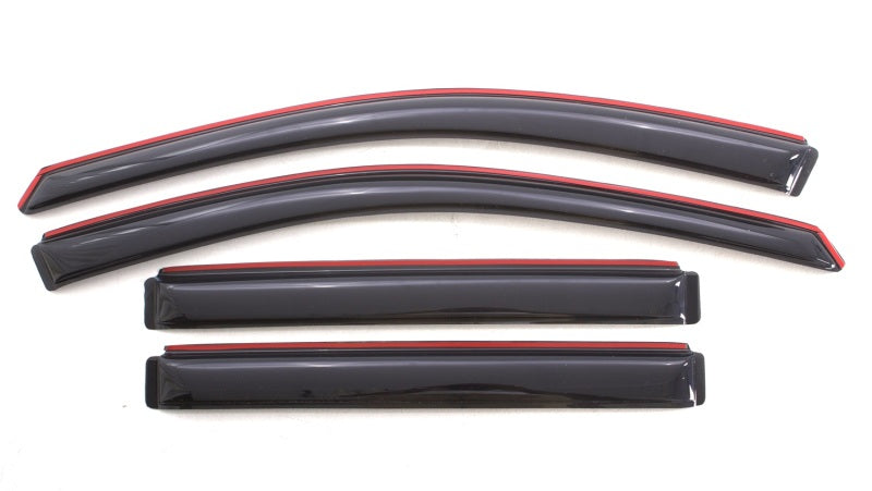 AVS 08-17 Buick Enclave Ventvisor In-Channel Front & Rear Window Deflectors 4pc - Smoke 194657