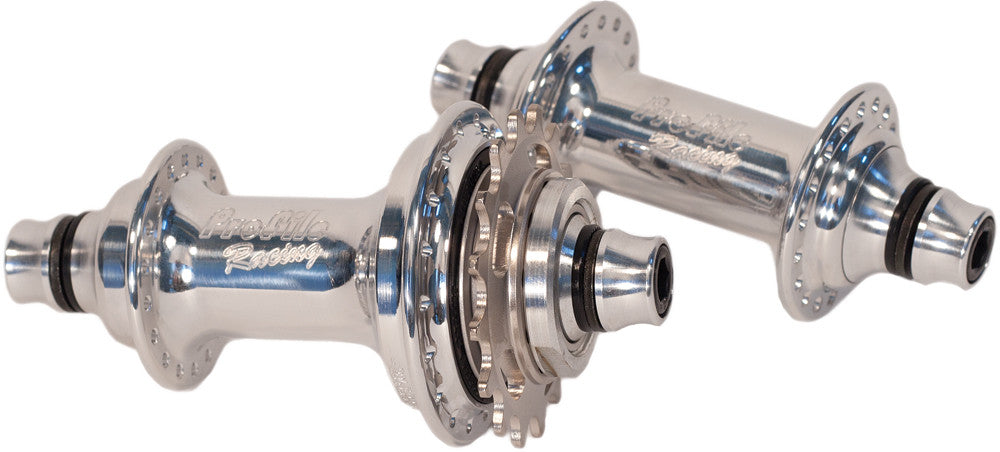 PROFILE Elite Hub Race Set Polished 10mm 28h ELTCHS28POL
