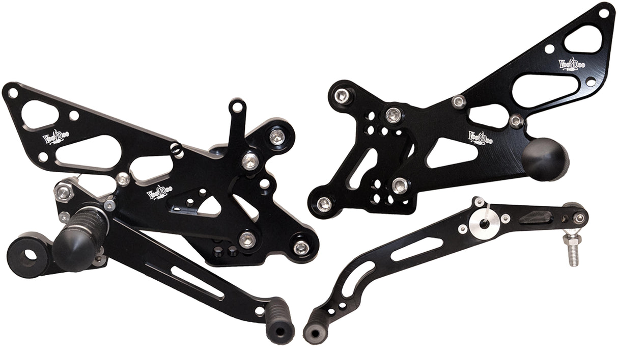 VOODOO Billet Rear Set Black VRD1301