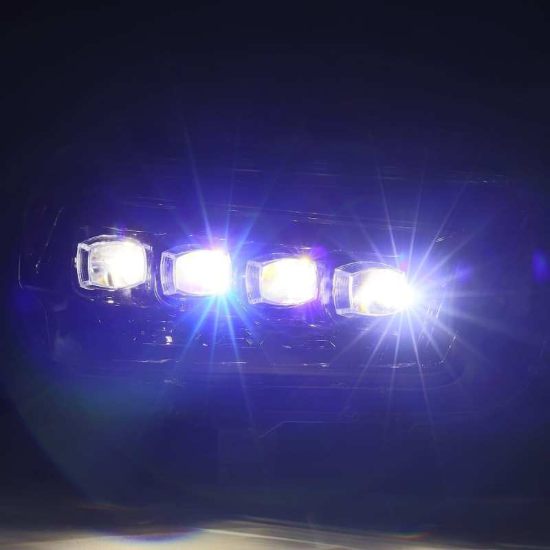 AlphaRex 10-13 Toyota 4Runner NOVA LED Proj Headlights Plank Style Alpha Black w/Seq Signal/DRL 880758