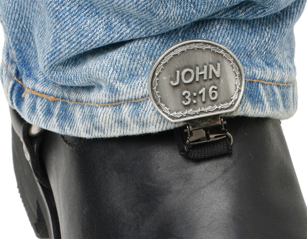 RYDER CLIPS Stirrup/Strap Boot Type (John 3:16) CNS-FC