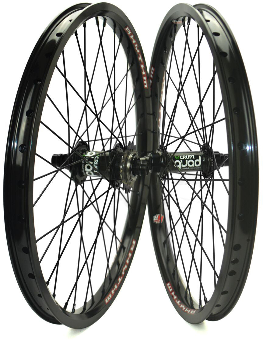 CRUPI Rhythm Ex Plus 20x1.50 Wheel Black Quad Hub W/ 16 Cog 38031