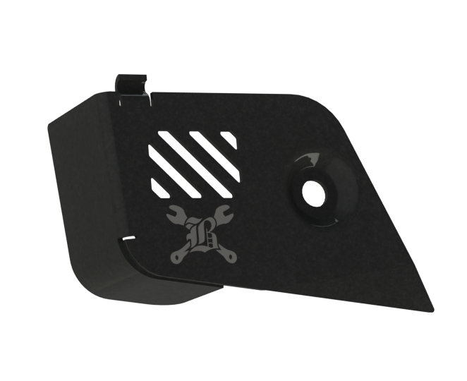 BURLY BRAND Rear Brake Reservior Cvr Black B10-3002B