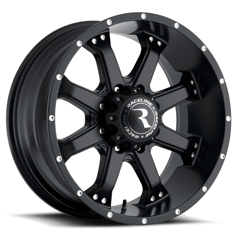 Raceline 991B Assault 18x9in / 5x150 BP / 25mm Offset / 110.3mm Bore - Satin Black Wheel 991B-89051+25