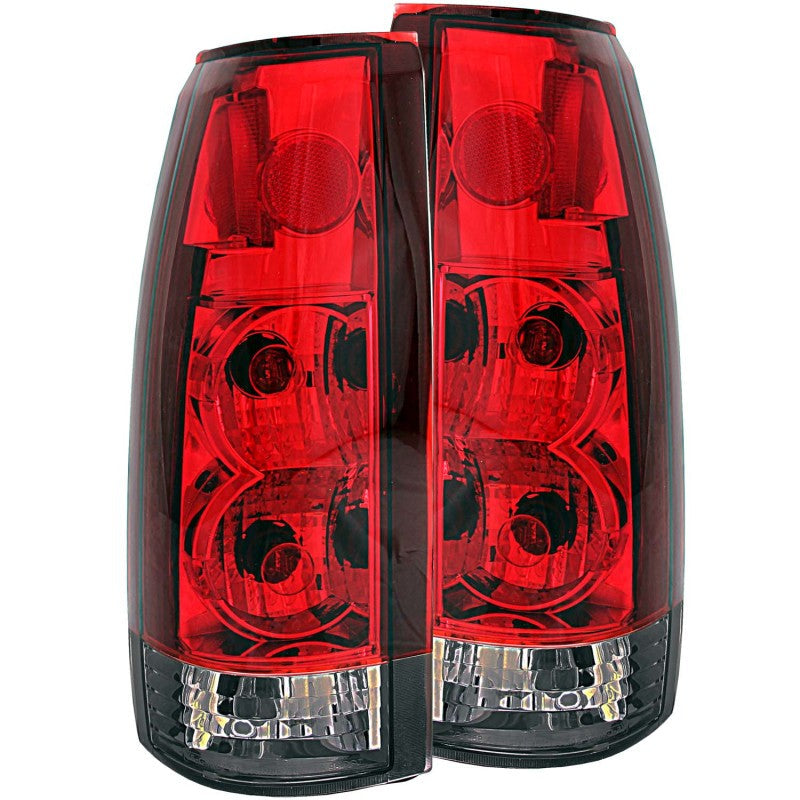 ANZO 1999-2000 Cadillac Escalade Taillights Red/Smoke G2 211157