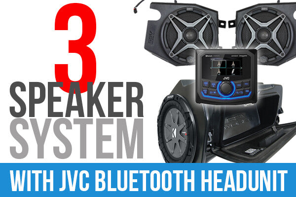 SSV WORKS 3 Speaker Plug And Play Kit With Jvc Mr1 Receiver RZ4-3A1