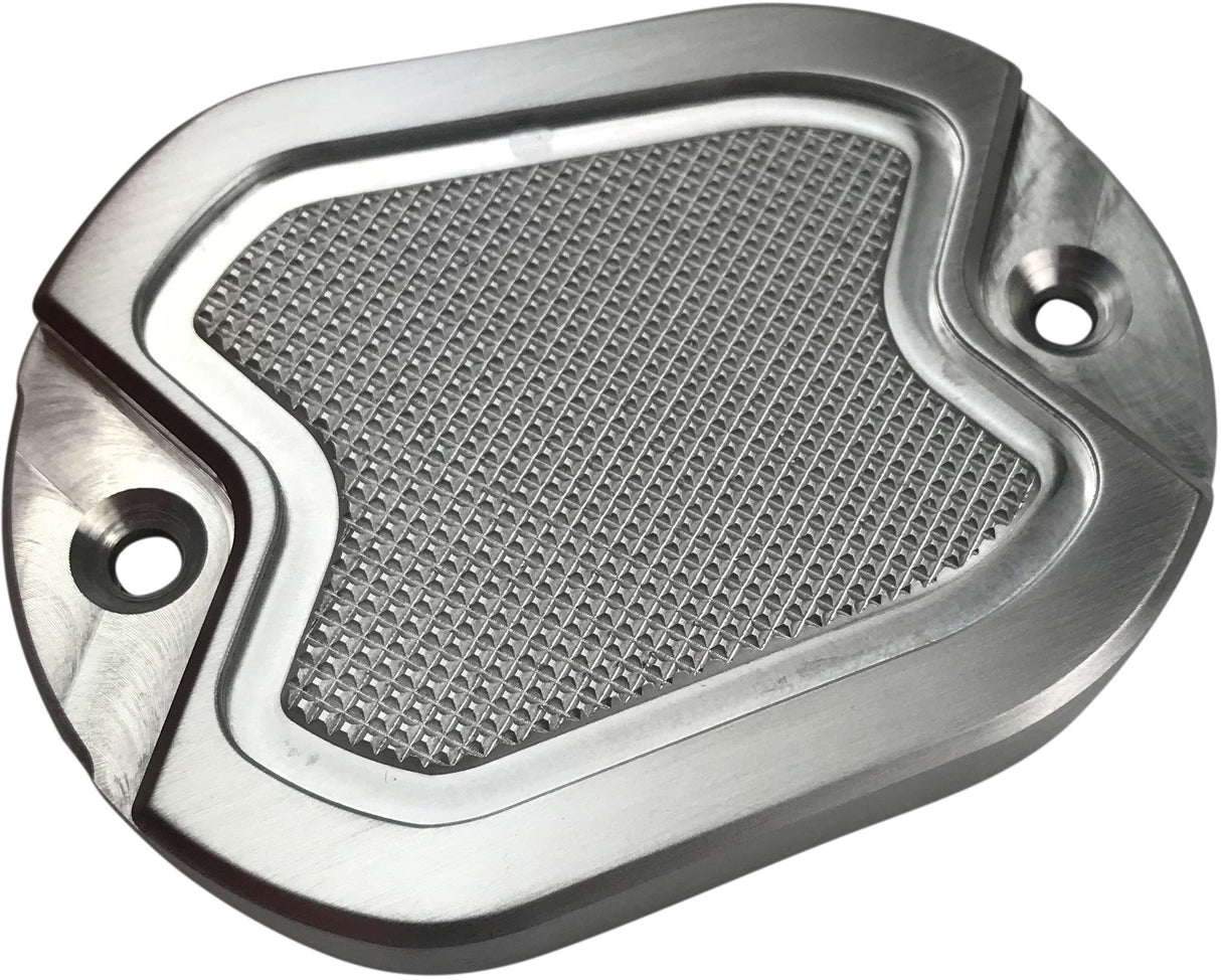 BRASS BALLS Master Cyl Cover Knurled Natural Xl 04-17 BB08-215