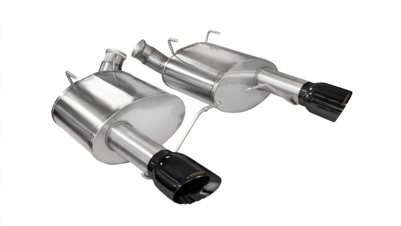 Corsa 11-14 Ford Mustang GT/Boss 302 5.0L V8 Black Xtreme Axle-Back Exhaust 14317BLK