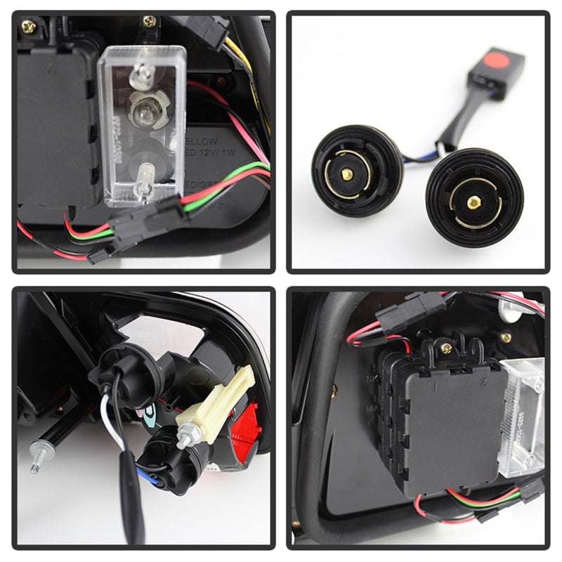 Spyder 04-06 BMW E46 2Dr (Coupe ONLY No Conv.) Lgtbar Styl LED Tail Lghts Blk ALT-YD-BE4604-LBLED-BK 5076564