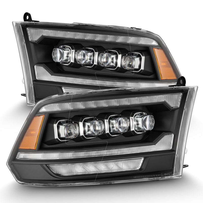 AlphaRex 09-18 Ram 2500 NOVA LED Proj Headlights Plank Style Chrome w/Activ Light/Seq Signal/DRL 880556