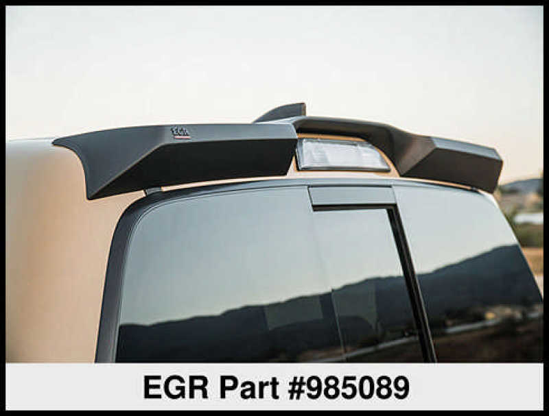EGR 16-17 Toyota Tacoma Matte Black Truck Cab Spoiler (985089) 985089