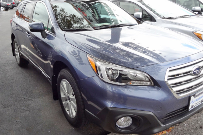 Rally Armor 15-19 Subaru Outback Black UR Mud Flap w/ Red Logo MF36-UR-BLK/RD