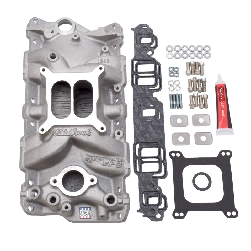 Edelbrock Manifold Installation Kit Performer Eps SBC 1957-1986 Natural Finish 2040