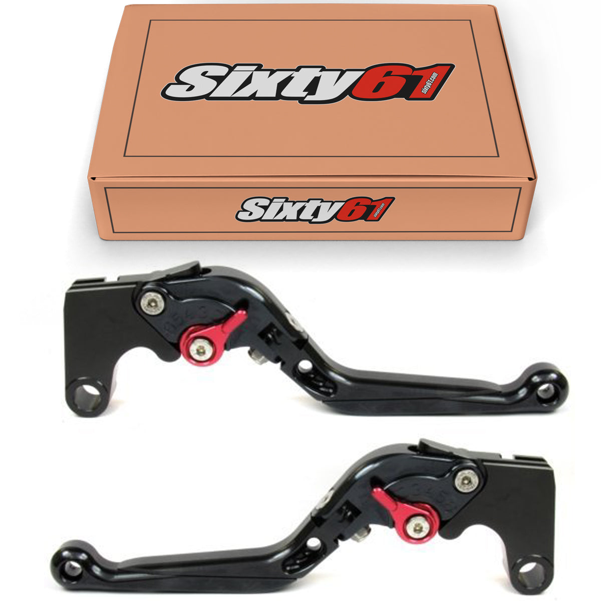 IN STOCK Kawasaki ZX6 Black Brake & Clutch Levers, Adjustable Sliding Folding TXRBK-TXLBK-A17-18-21-23