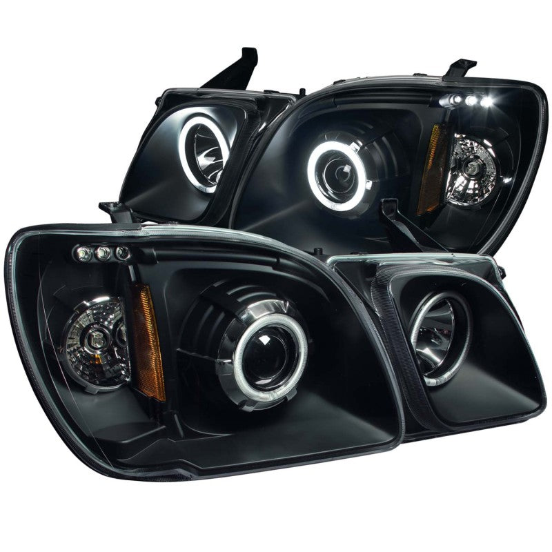 ANZO 1998-2007 Lexus Lx470 Projector Headlights w/ Halo Black (CCFL) 111170
