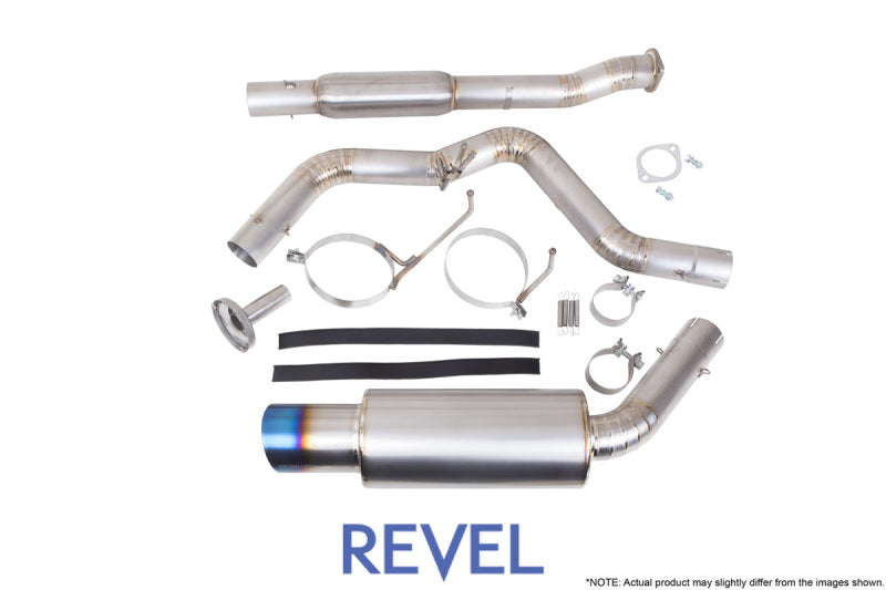 Revel 15-21 WRX/STi 11-14 WRX STi 08-14 WRX Ultra Ti Titanium Single Exit Catback Exhaust T60188R