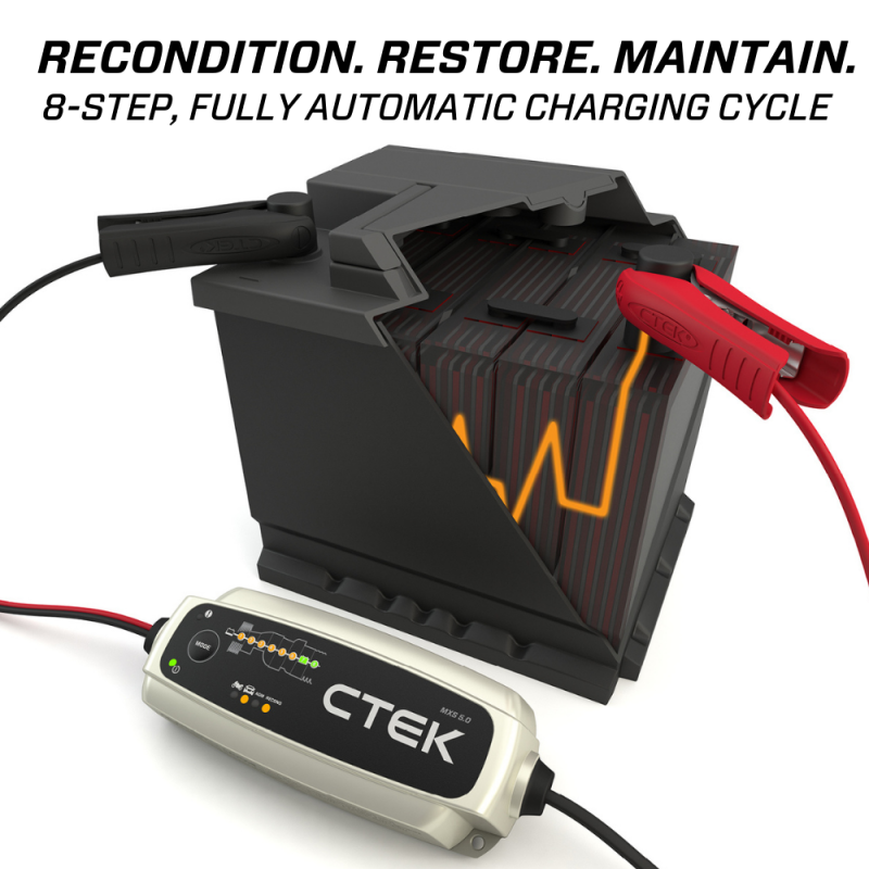 CTEK Battery Charger - MXS 5.0 4.3 Amp 12 Volt K40-206