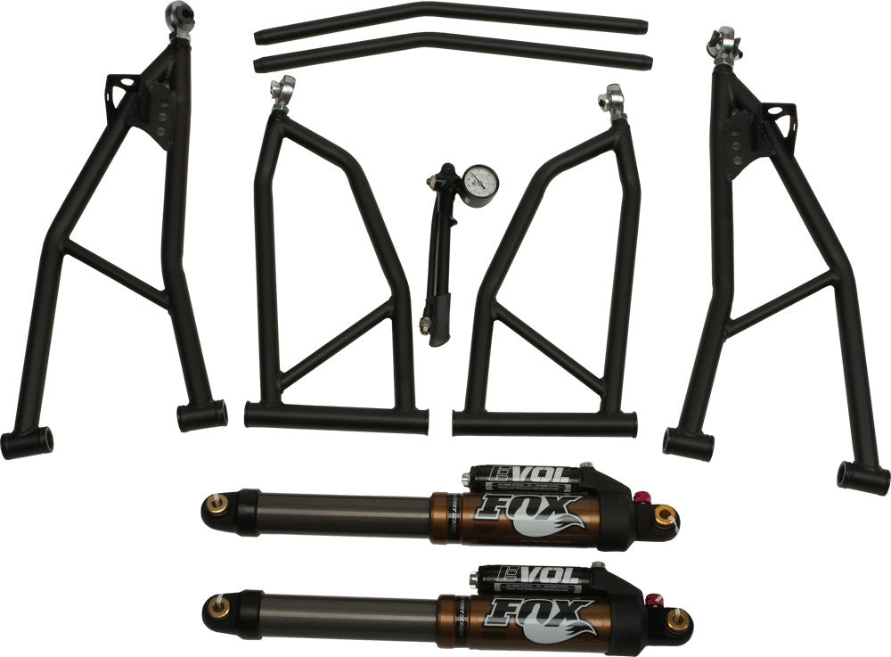 SPG A-Arms W/Evol Shocks S/M Flat Black Nytro 39" YNAA600-FBKER
