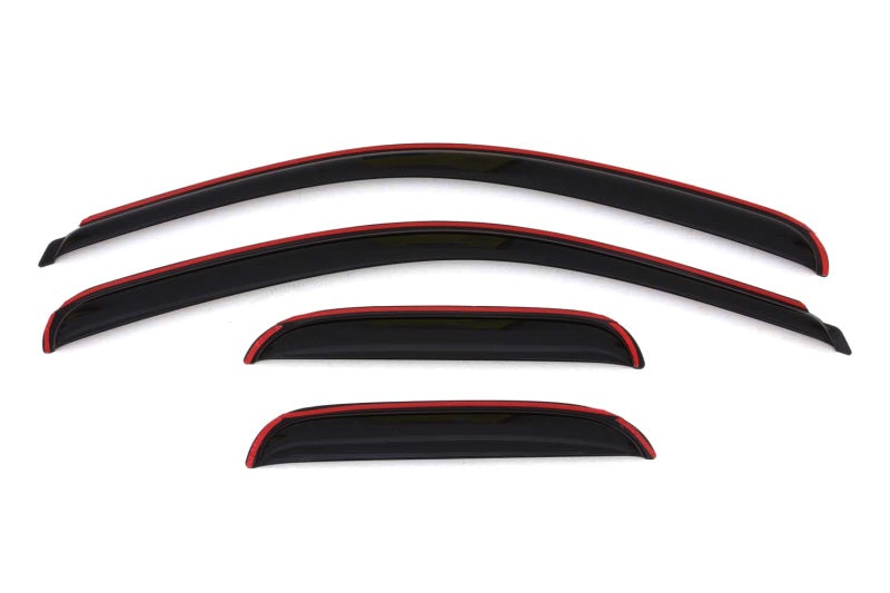 AVS 07-13 Chevy Silverado 1500 Ext. Cab Ventvisor Front & Rear Window Deflectors 4pc - Smoke 194040