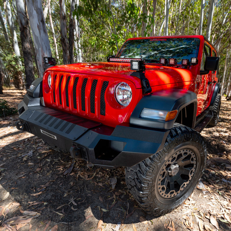 Go Rhino 07-20 Jeep Wrangler JL/JLU/JK/JKU/Gladiator JT Trailline Front Full Width Bumper 230121T