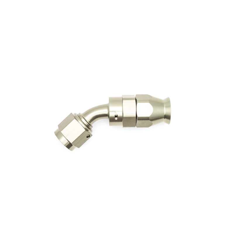 DeatschWerks 6AN Female Swivel 45-Degree Hose End PTFE (Incl. 1 Olive Insert) 06-02-0851