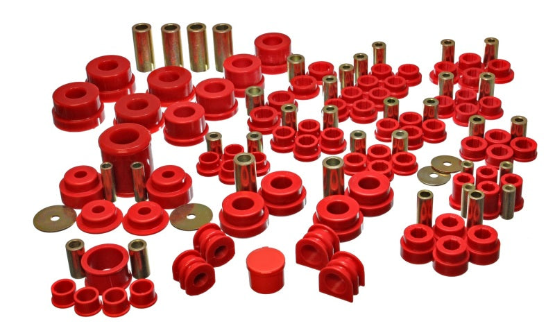 Energy Suspension 02-09 Nissan 350Z / 03-07 Infiniti G35 Coupe Red Hyper-Flex Master Bushing Set 7.18108R